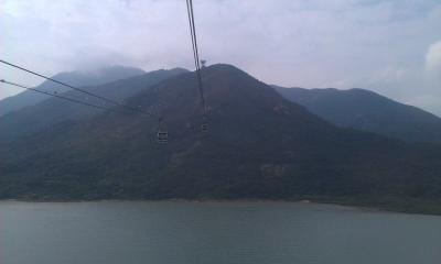 Blick aus der Seilbahn